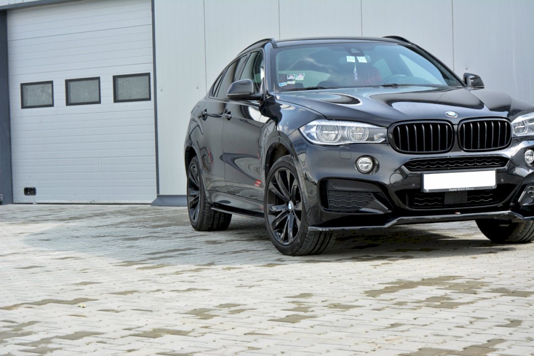 Maxton Design - SIDE SKIRTS DIFFUSERS BMW X6 F16 M SPORT(2014-19)
