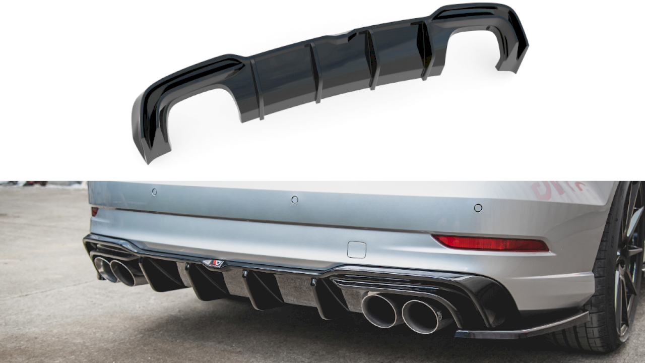 Maxton Design - REAR VALANCE AUDI S3 SEDAN 8V FACELIFT (2016-2020)