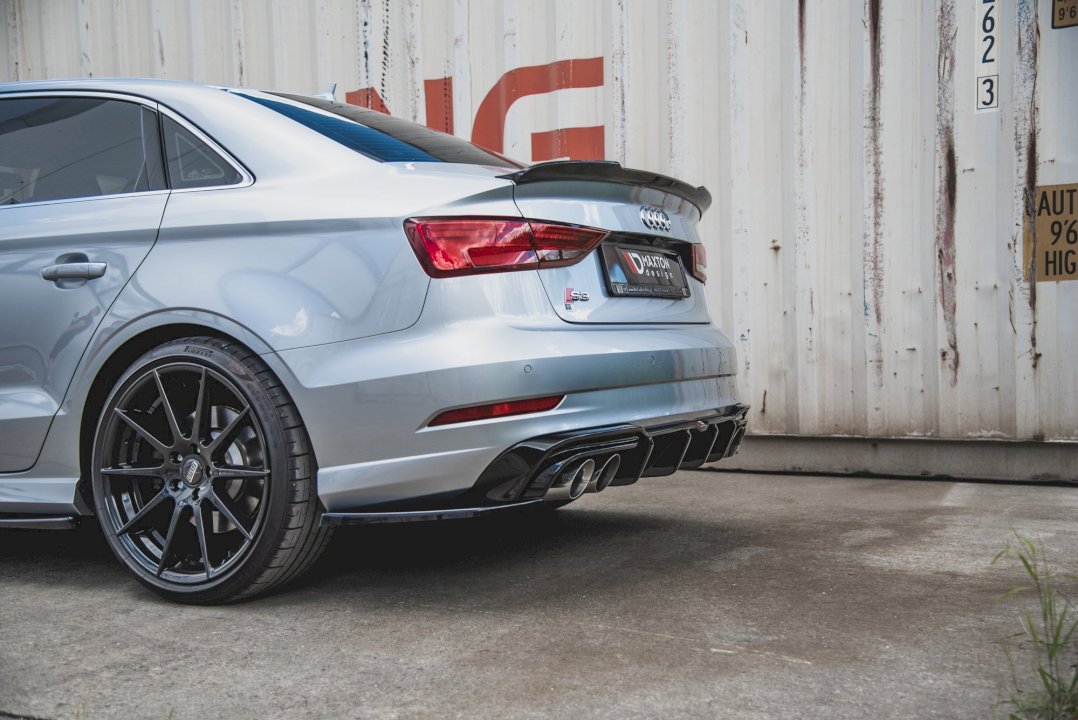 Maxton Design - REAR VALANCE AUDI S3 SEDAN 8V FACELIFT (2016-2020)