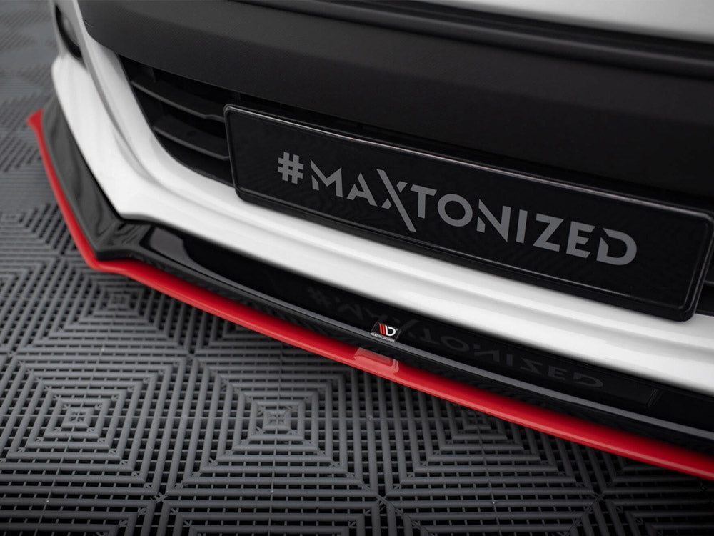 Maxton Design - FRONT SPLITTER (BLACK & RED) V.5 SUBARU BRZ FACELIFT 2017-2020