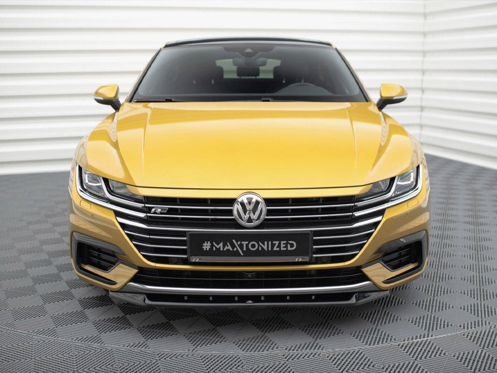 Maxton Design - Front Splitter V.2 Volkswagen Arteon R-Line Sedan / Shooting Brake Mk1