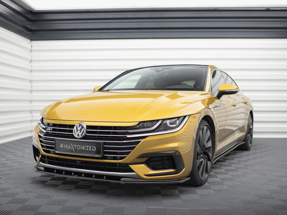 Maxton Design - Front Splitter V.3 Volkswagen Arteon R-Line Sedan / Shooting Brake Mk1