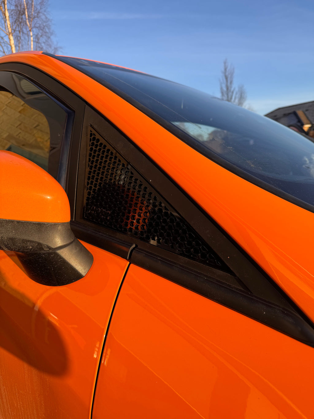 MK8 / MK8.5 Ford Fiesta Front Quarter Window Panels - Flag Edition