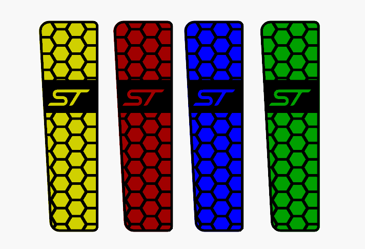 Car Enhancements UK - Dead Pedal (Multiple Designs & Colours) - Ford Focus MK3 / 3.5 All Models (2010-2018)