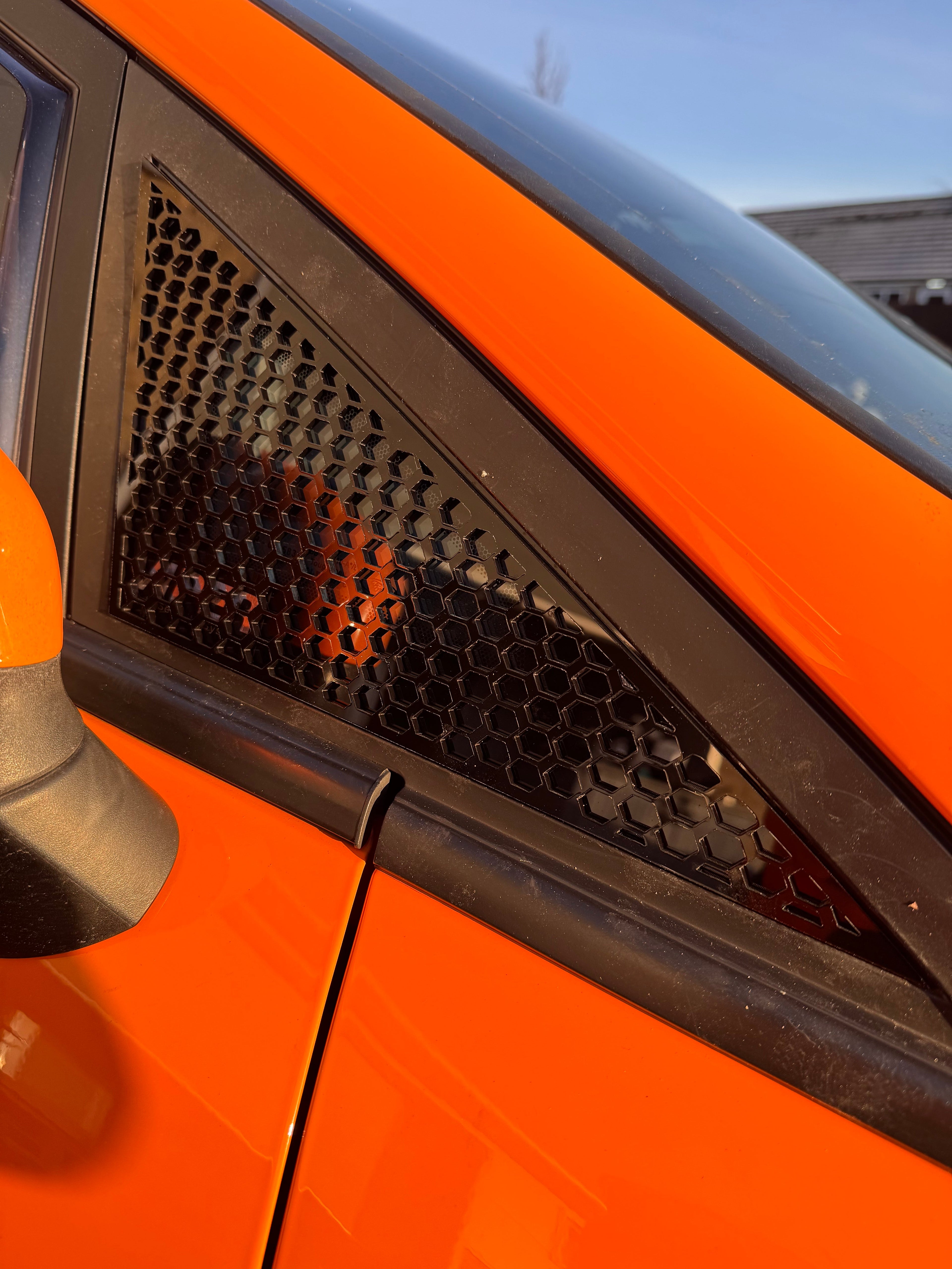 MK8 / MK8.5 Ford Fiesta Front Quarter Window Panels - Ford Performance Hex