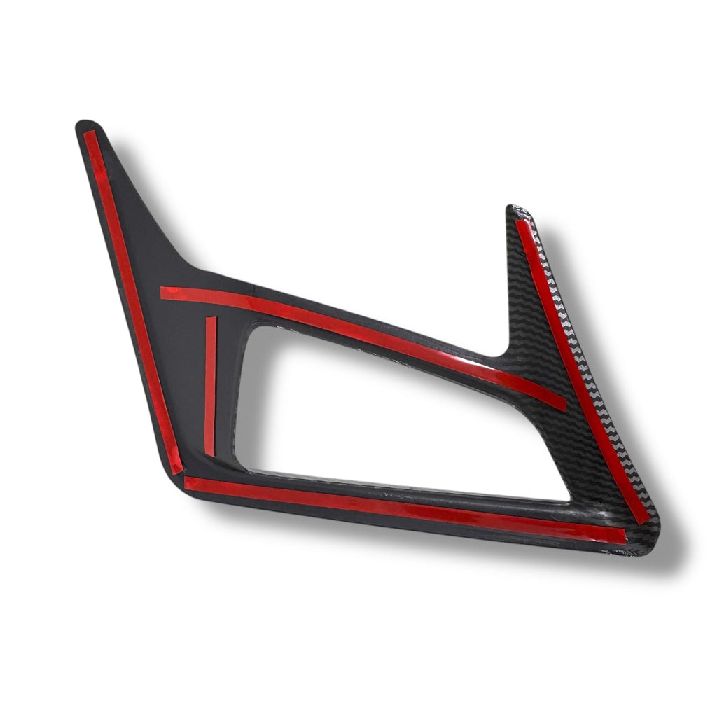Carbon Fibre Look Rear Bumper Reflector Surround for MK4 / MK4.5 Focus | CEUK