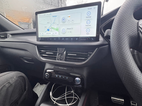 Carbon Fibre Look Air Vent Trim for MK3 / MK3.5 Kuga - Sync 4 Models Only | CEUK