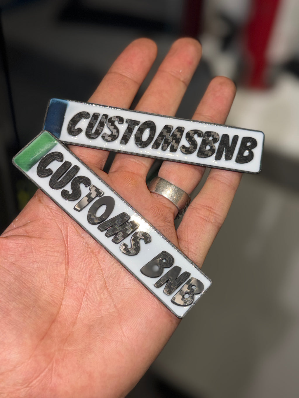 Custom 3D Printed Name Plate