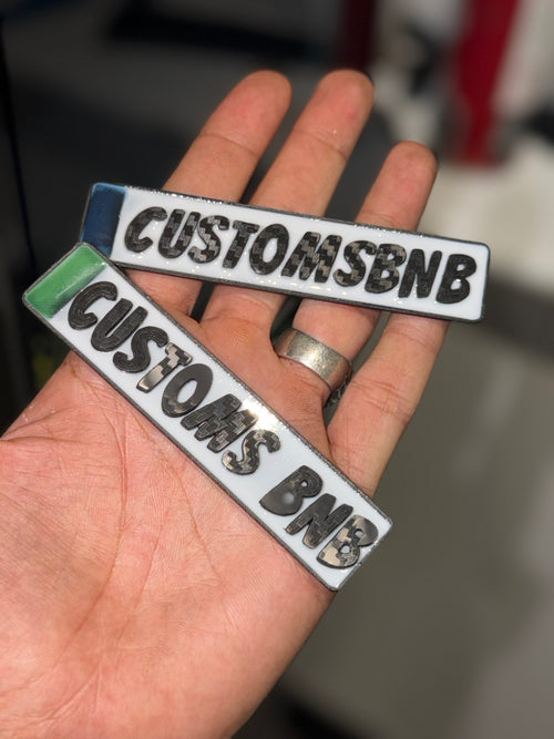 Custom 3D Printed Name Plate