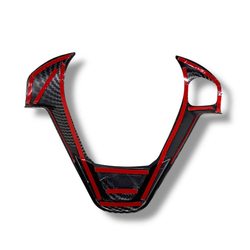 Carbon Fibre Look Steering Wheel Trim for Ford Fiesta MK7 / MK7.5 | CEUK