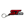 4D ST-Line Logo Keychain for Ford – Gloss Black with Custom Colour Options | CEUK