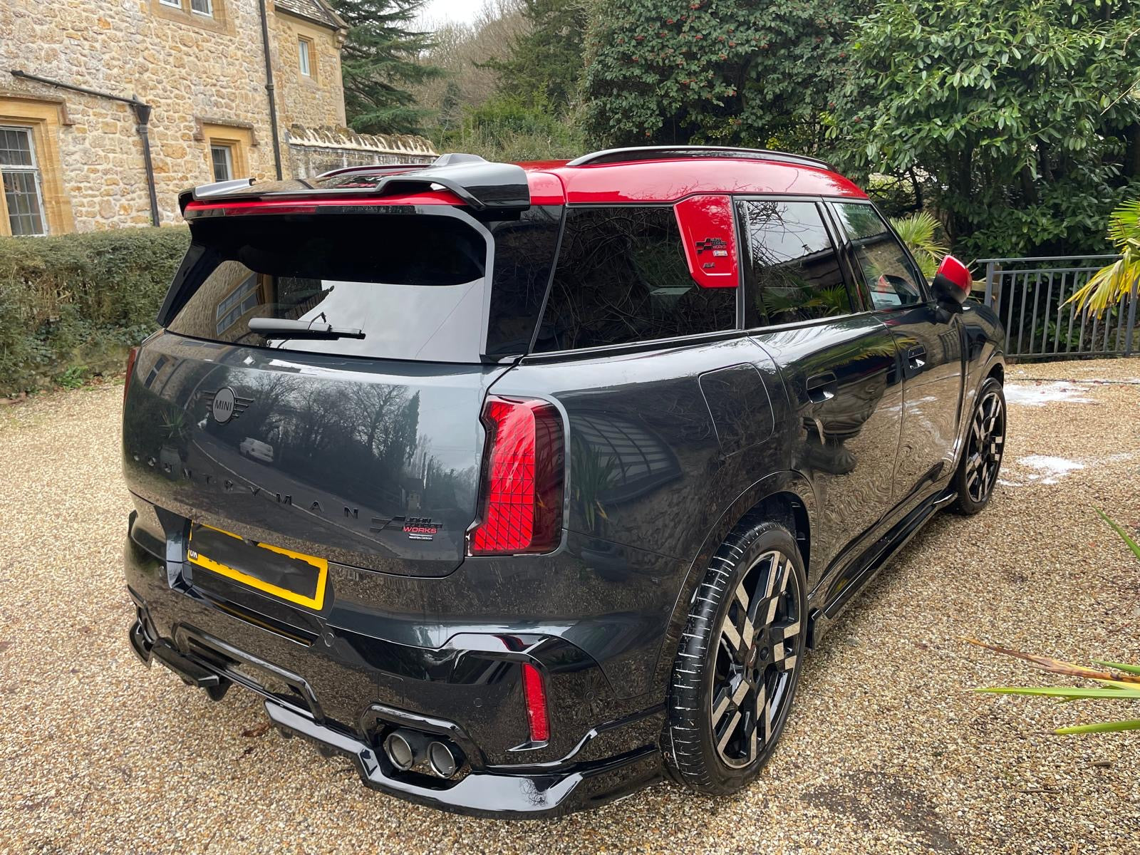 Maxton Design - Rear Splitter (Vertical Bars) Mini Countryman JCW U25