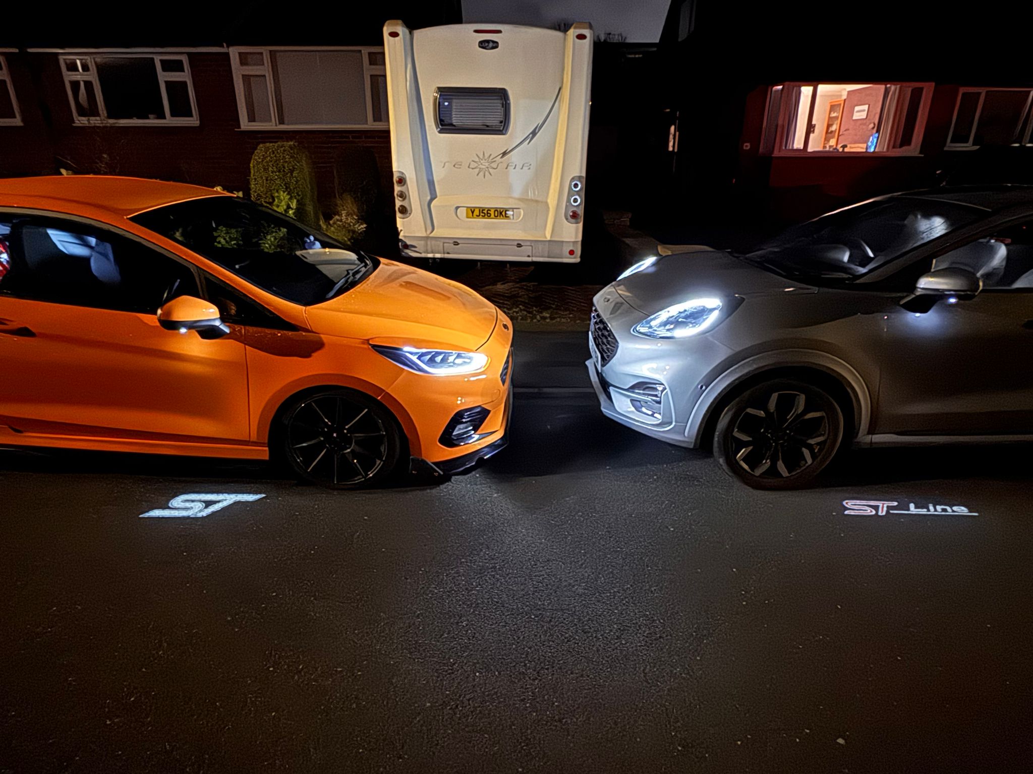Ford Fiesta MK8 - ST Logo Projector Puddle Light Replacement Units (Multiple Colours) 2017-2024