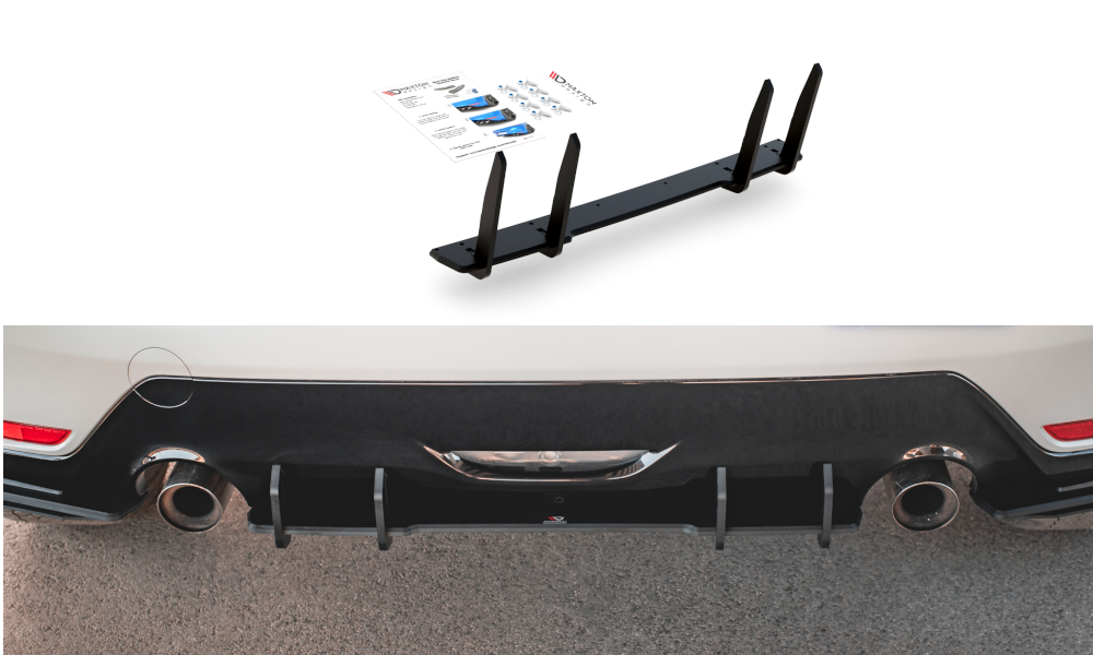 Maxton Design - STREET PRO REAR DIFFUSER TOYOTA GR YARIS MK4