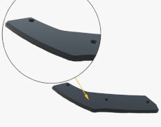 Maxton Design - Street Pro Rear Side Splitters Ford Mustang GT Mk6