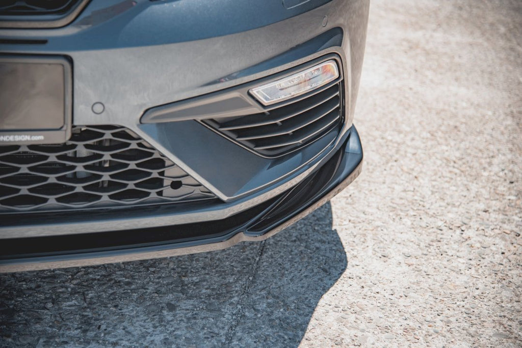 Maxton Design - FRONT SPLITTER V5 SEAT LEON CUPRA/ FR MK3 FACELIFT (2017-2019)