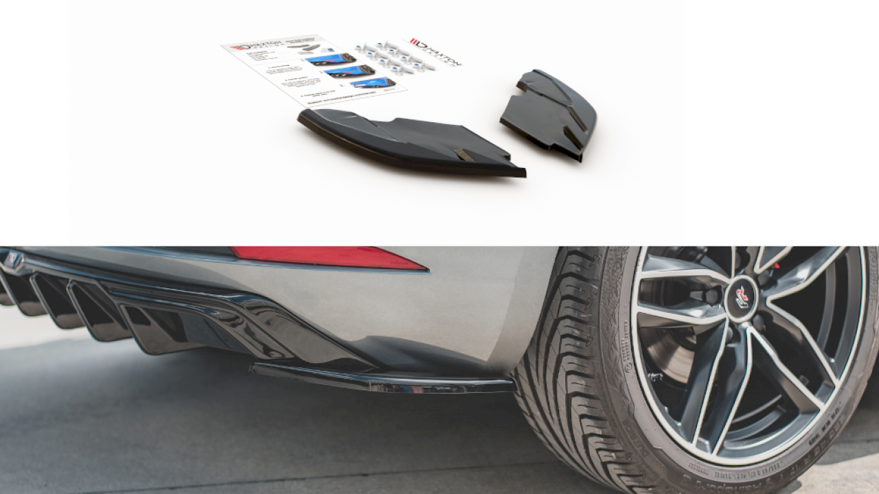 Maxton Design - REAR SIDE SPLITTERS SEAT LEON MK3 FR FACELIFT (2016-2020)