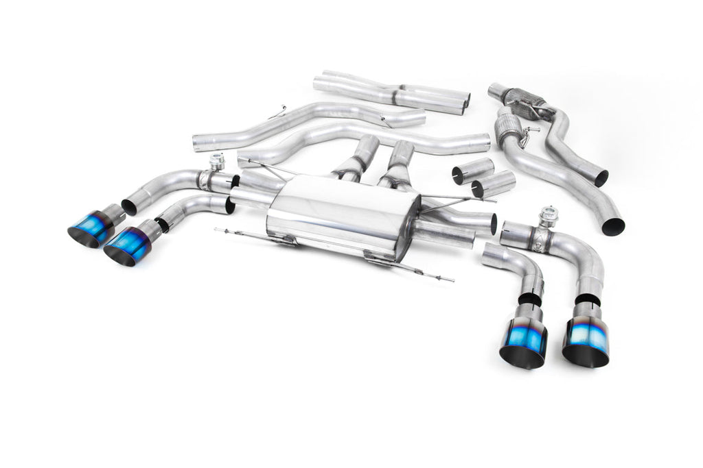 Milltek Sport - Alfa Romeo Giulia Quadrifoglio 2.9 V6 Bi-Turbo (Non OPF/GPF Models) 2017 - Exhaust System (Multiple Options)
