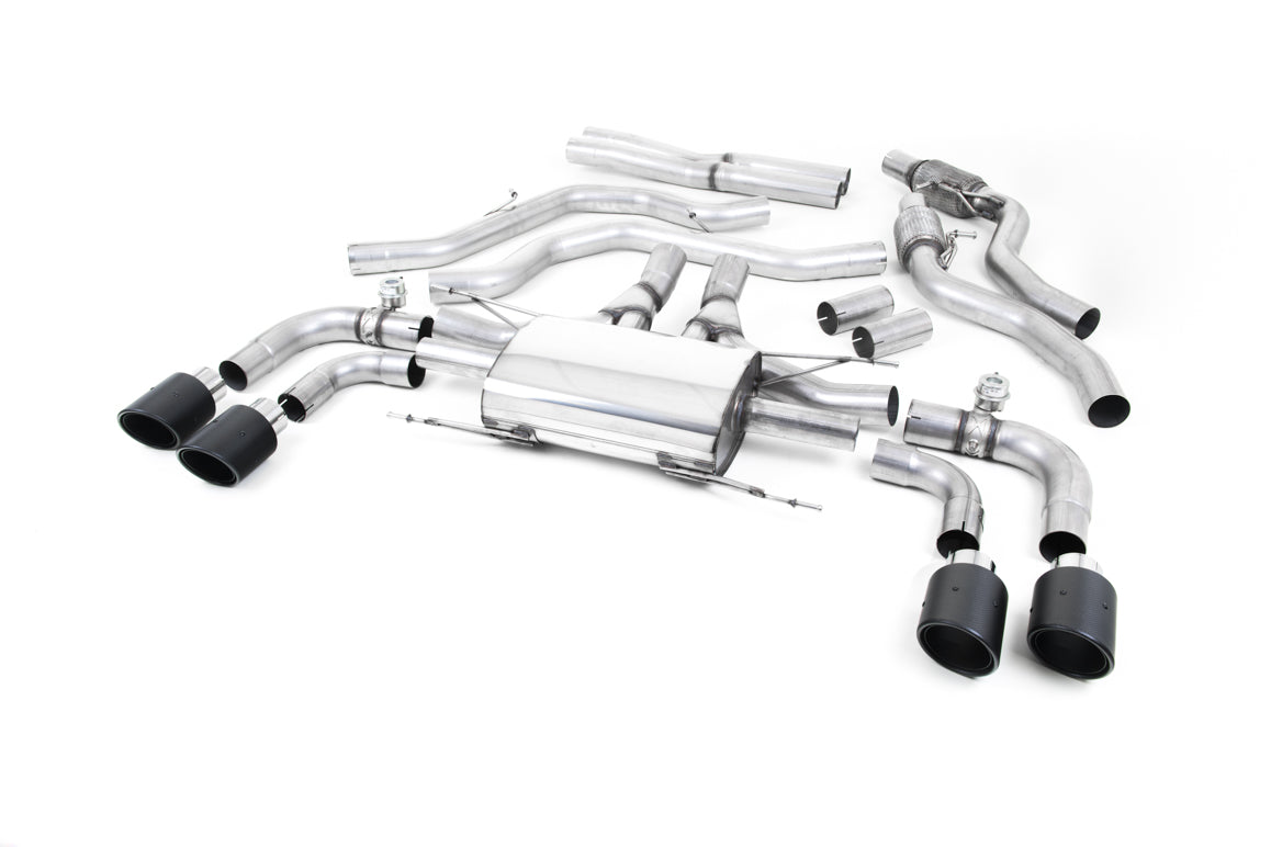 Milltek Sport - Alfa Romeo Giulia Quadrifoglio 2.9 V6 Bi-Turbo (Non OPF/GPF Models) 2017 - Exhaust System (Multiple Options)