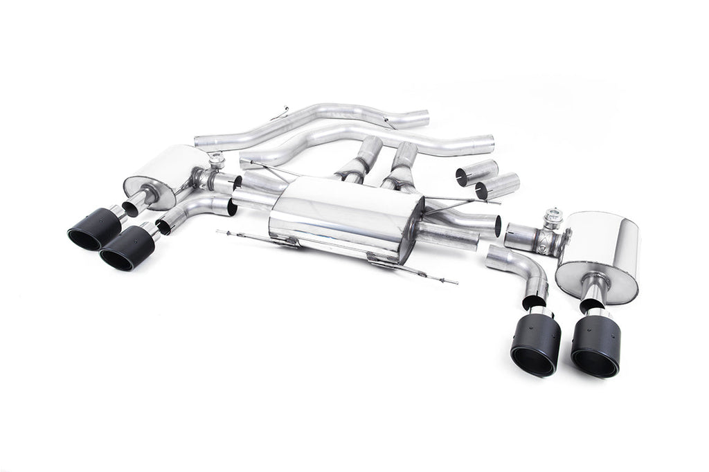 Milltek Sport - Alfa Romeo Giulia Quadrifoglio 2.9 V6 Bi-Turbo (Non OPF/GPF Models) 2017 - Exhaust System (Multiple Options)