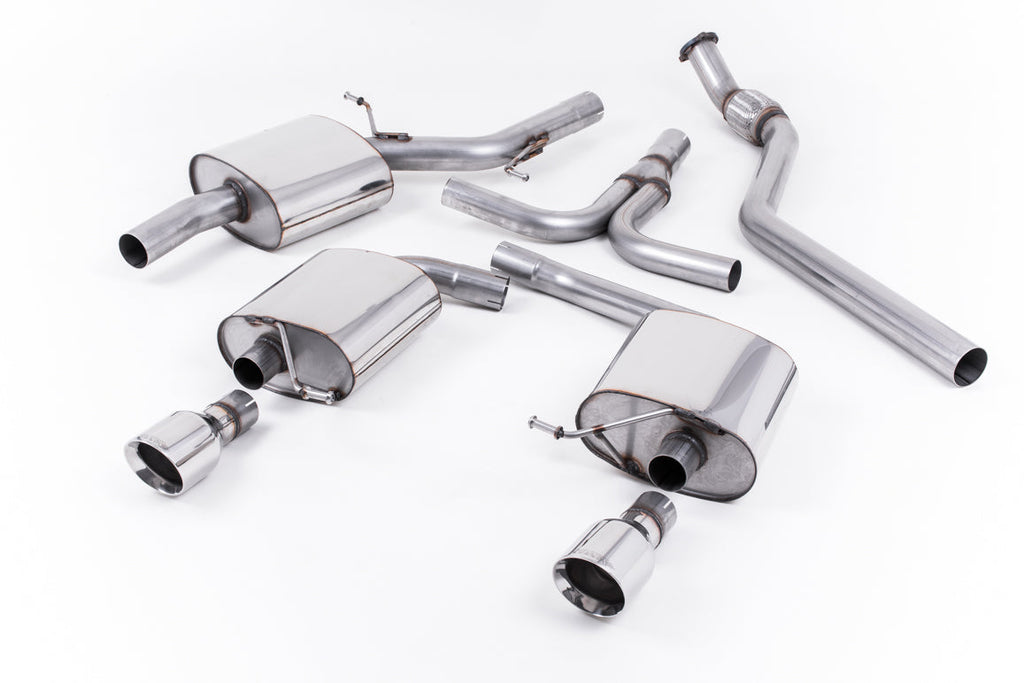 Milltek Sport - Cat Back Exhaust (Multiple Options) Audi A5 B8 (8T) Cabriolet & Coupe