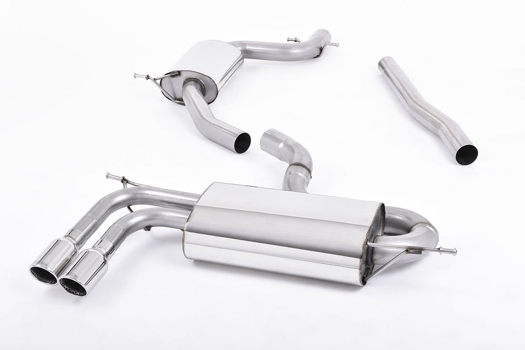 Milltek Sport - Audi A3 8P 1.8 TSI 2WD 3-Door - Cat Back Exhaust (Multiple Options)