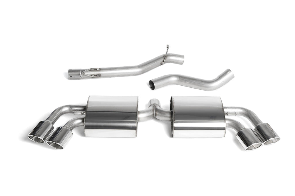 Milltek Cat Back Exhaust (Resonated or None Resonated) Audi TTS MK2