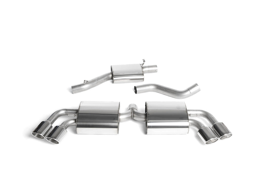 Milltek Cat Back Exhaust (Resonated or None Resonated) Audi TTS MK2