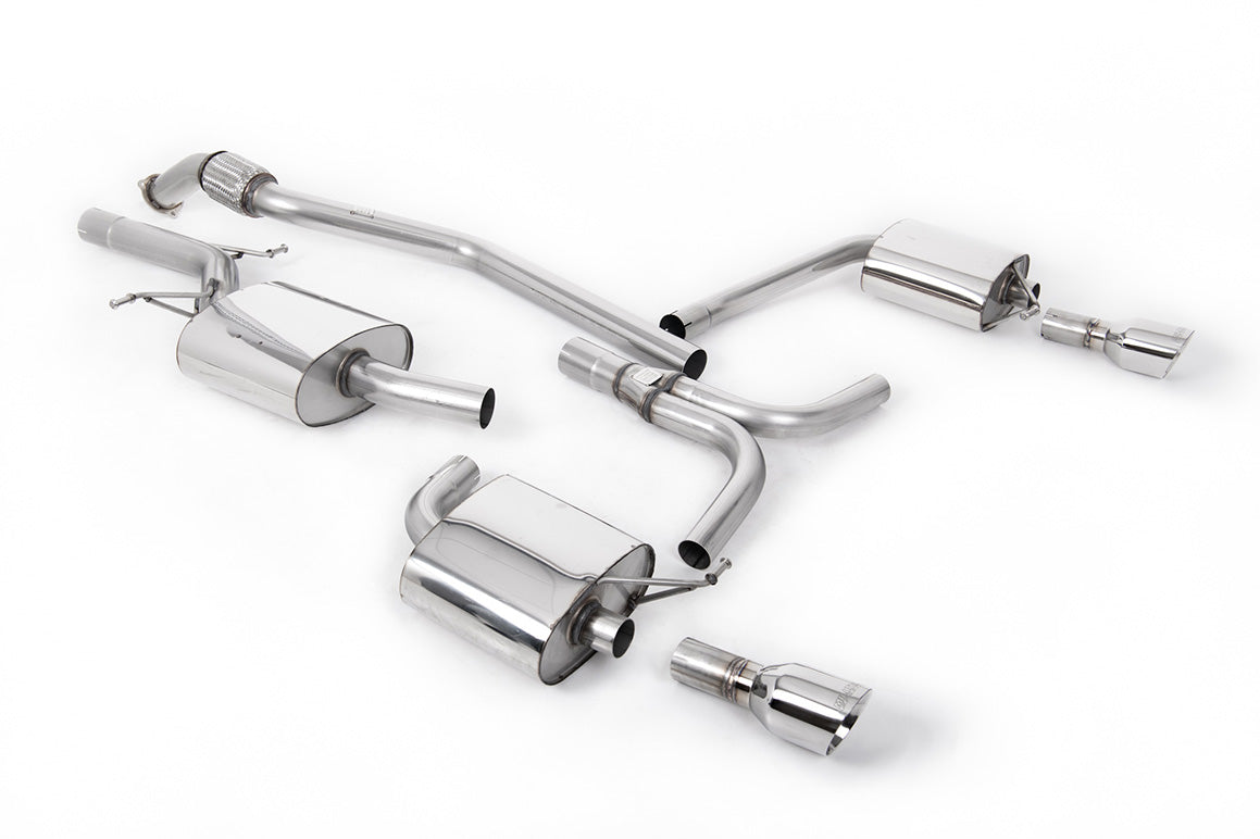 Milltek Sport - Cat Back Exhaust (Multiple Options) Audi A5 B8 (8T) Sportback 2.0 TFSI