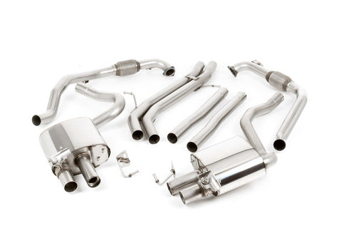 Milltek Sport - Cat Back Exhaust (Multiple Options) Audi S5 B9 (Sport Diff Only without Brace Bars)