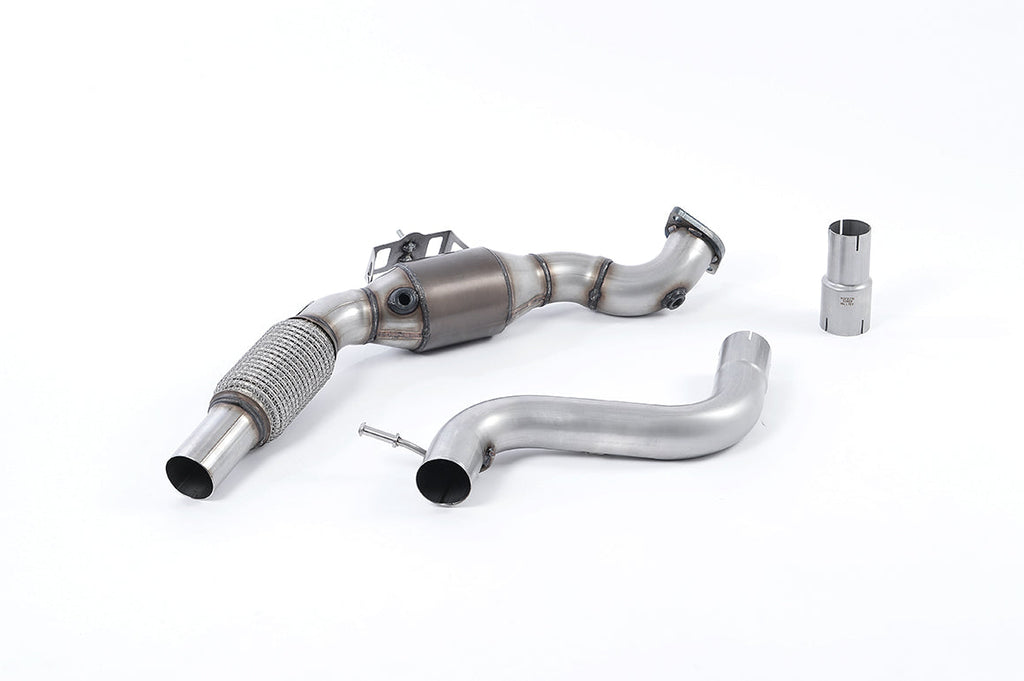 Milltek Sport - Downpipe with Decat or Sports Cat - Ford Mustang MK6 Fastback (S550 & S650) 2.3 EcoBoost