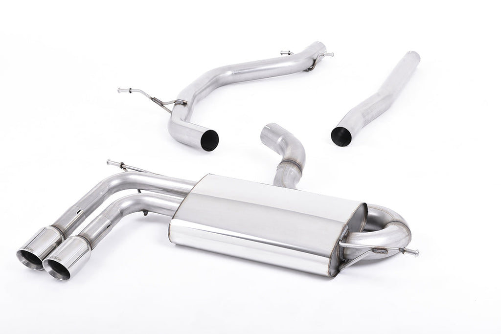 MILLTEK SPORT - DPF BACK EXHAUST - AUDI A3 8P 2.0 TDI 3 DOOR (MULTIPLE OPTIONS)