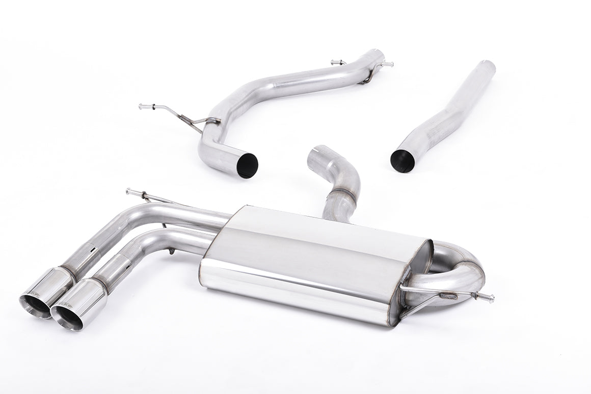 MILLTEK SPORT - DPF BACK EXHAUST - AUDI A3 8P 2.0 TDI 3 DOOR (MULTIPLE OPTIONS)