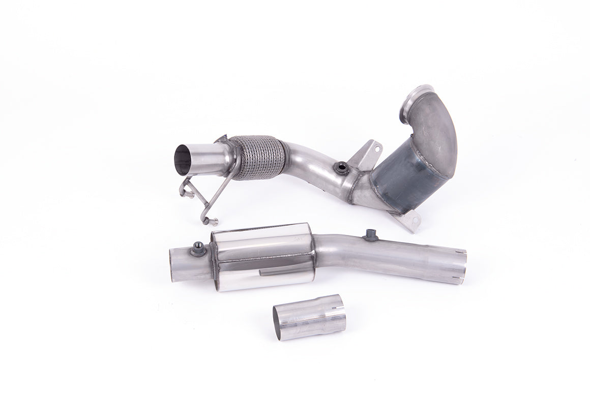 Milltek Sport - Downpipe with Decat Or Sports Cat (Res or None Res) - Audi A1 GB 40TFSI 2.0 (With GPF) 207ps