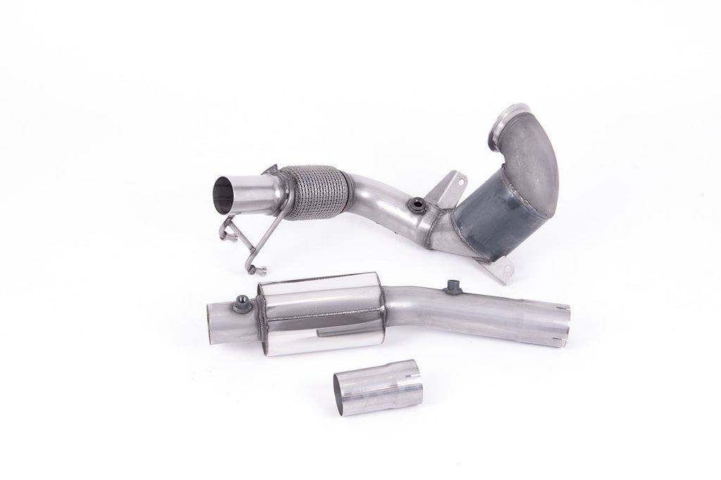 Milltek Sport - Downpipe with Decat Or Sports Cat (Res or None Res) - VW Polo MK6 (AW) GTi (With GPF)