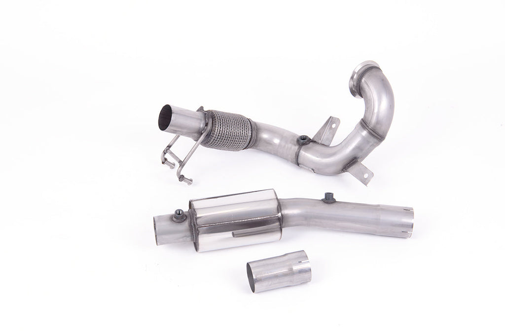 Milltek Sport - Downpipe with Decat Or Sports Cat (Res or None Res) - Audi A1 GB 40TFSI 2.0 (With GPF) 207ps