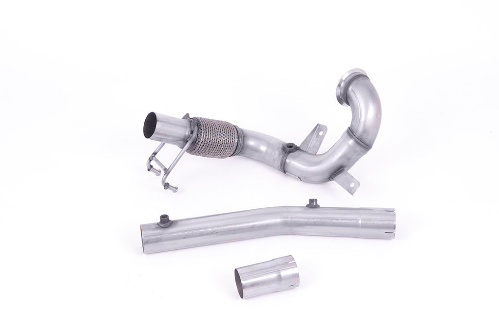 Milltek Sport - Downpipe with Decat Or Sports Cat (Res or None Res) - Audi A1 GB 40TFSI 2.0 (With GPF) 207ps