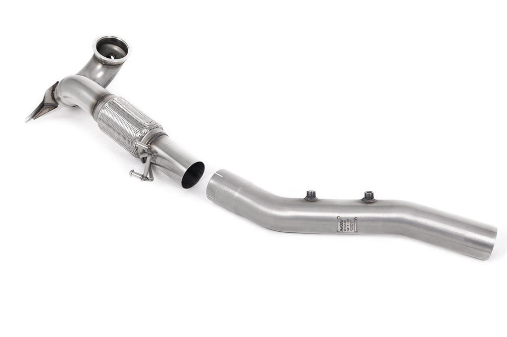 Milltek Sport - Skoda Octavia vRS 2.0 TSI 245PS (MQB EVO Mk4) Hatch & Estate (OPF/GPF Models) Downpipe with Sports Cat or Decat (& GPF Bypass)