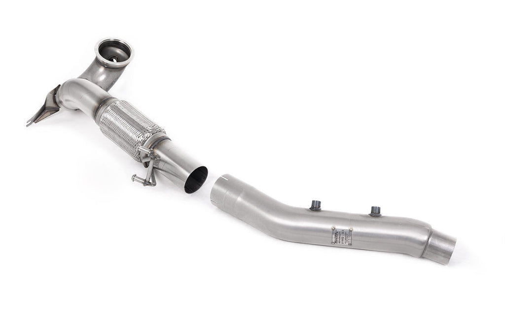 Milltek Sport - VW Golf MK8 & 8.5 GTi Including Clubsport (OPF/GPF Models) Downpipe with Sports Cat or Decat (& GPF Bypass)