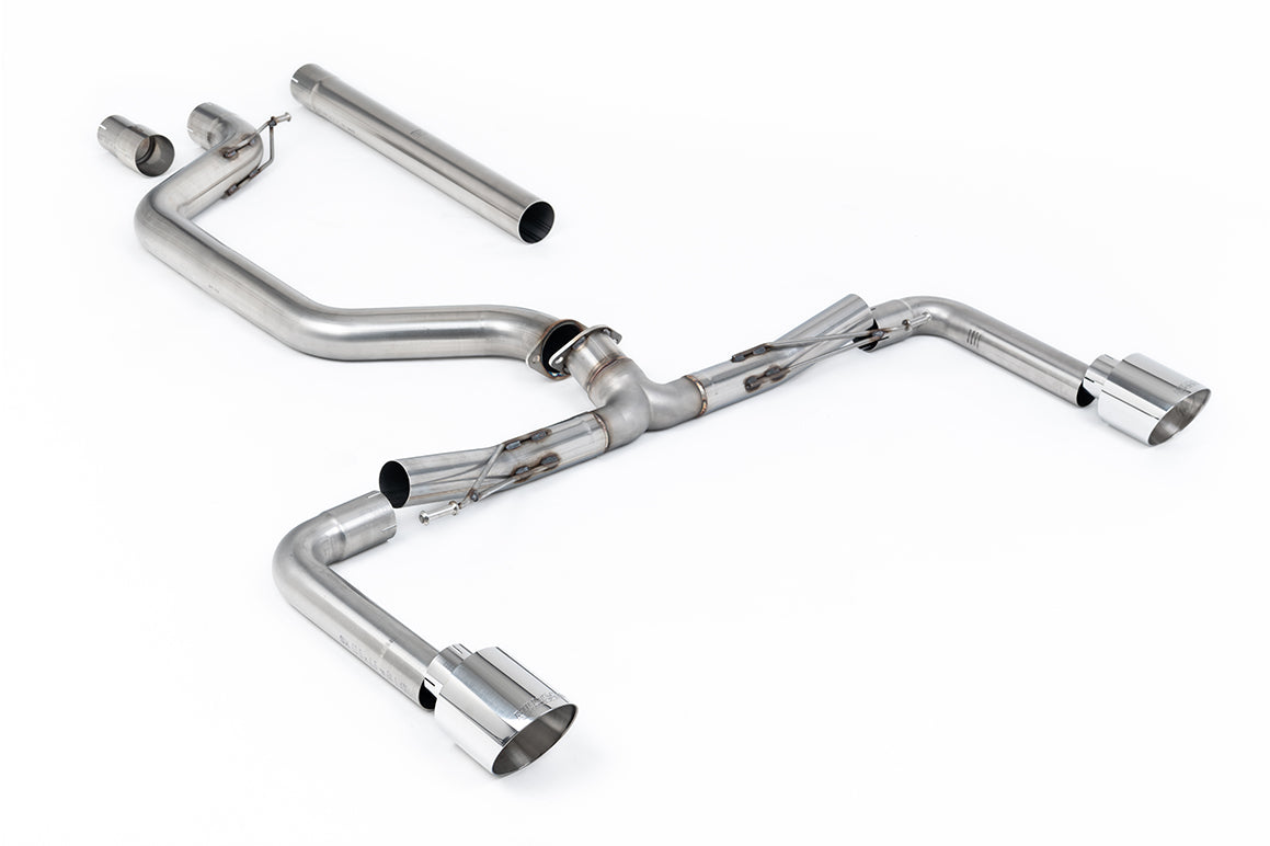 Milltek Sport - VW Golf MK8 & MK8.5 GTi (245 & 265ps) GPF Back Exhaust System (Multiple Options)
