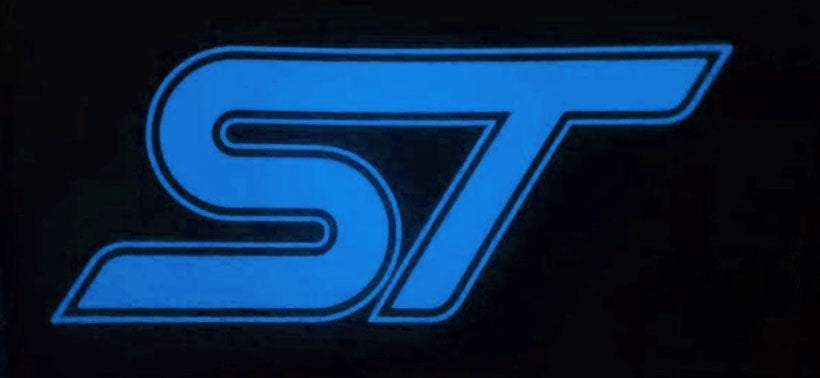 LED ST Logo Puddle Light for MK2 / MK3 Focus ST – Coloured Projection | Plug & Play Replacement