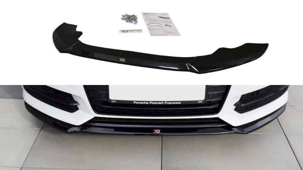 Maxton Design - Front Splitter V.1 Audi A6 / A6 C7 S-Line / S6 C7 Facelift