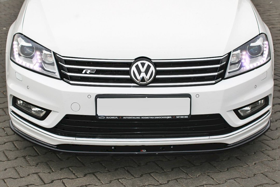 Maxton Design - FRONT SPLITTER V.1 VW PASSAT B7 R-LINE (2010-2014)