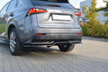Maxton Design - CENTRAL REAR SPLITTER LEXUS NX MK1 H (WITHOUT VERTICAL BARS) (2014- 2017)