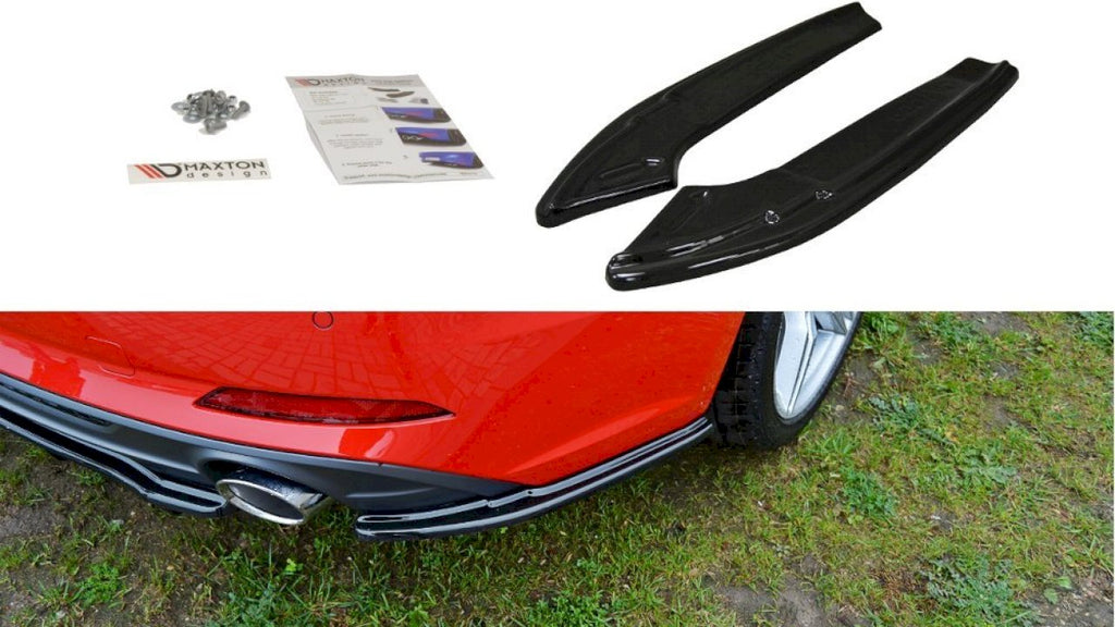 Maxton Design - REAR SIDE SPLITTERS AUDI A5 F5 S-LINE COUPE (2016 - UP)