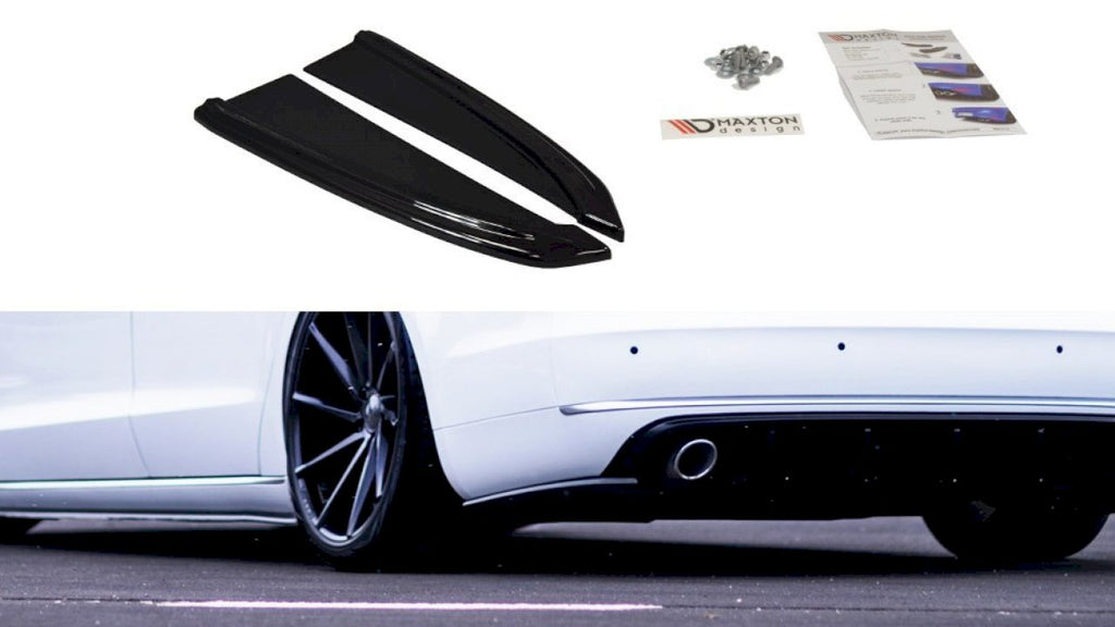 Maxton Design - REAR SIDE SPLITTERS AUDI A8 D4 (2009- 2013)