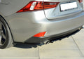 Maxton Design - REAR SIDE SPLITTERS LEXUS IS 200T MK3 (2013- 2016)