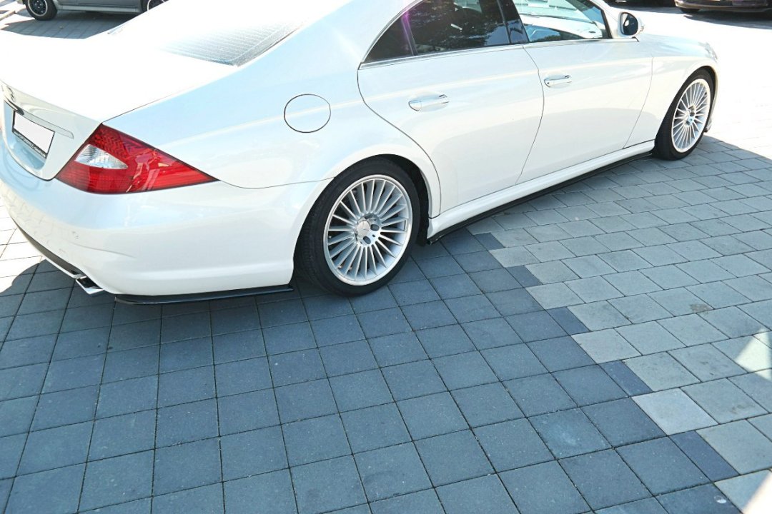 Maxton Design - REAR SIDE SPLITTERS MERCEDES CLS C219 55AMG (2004-2006)