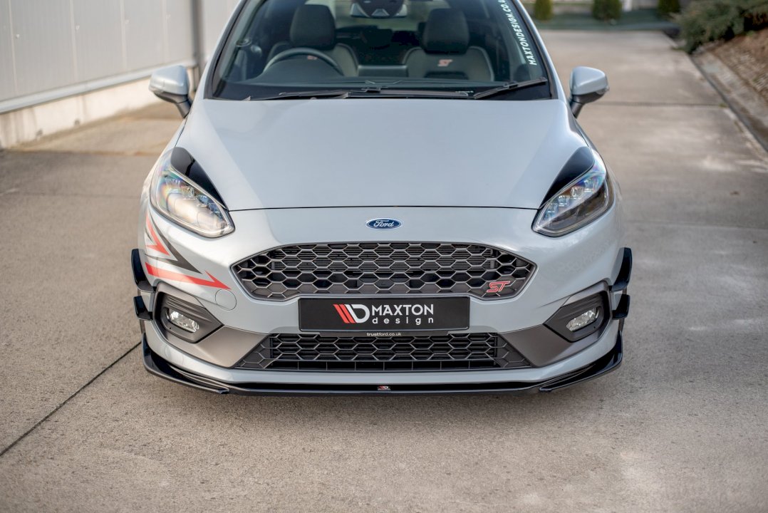 Maxton Design - FRONT SPLITTER V.4 FORD FIESTA MK8/8.5 ST / ST-LINE (2017-2024)