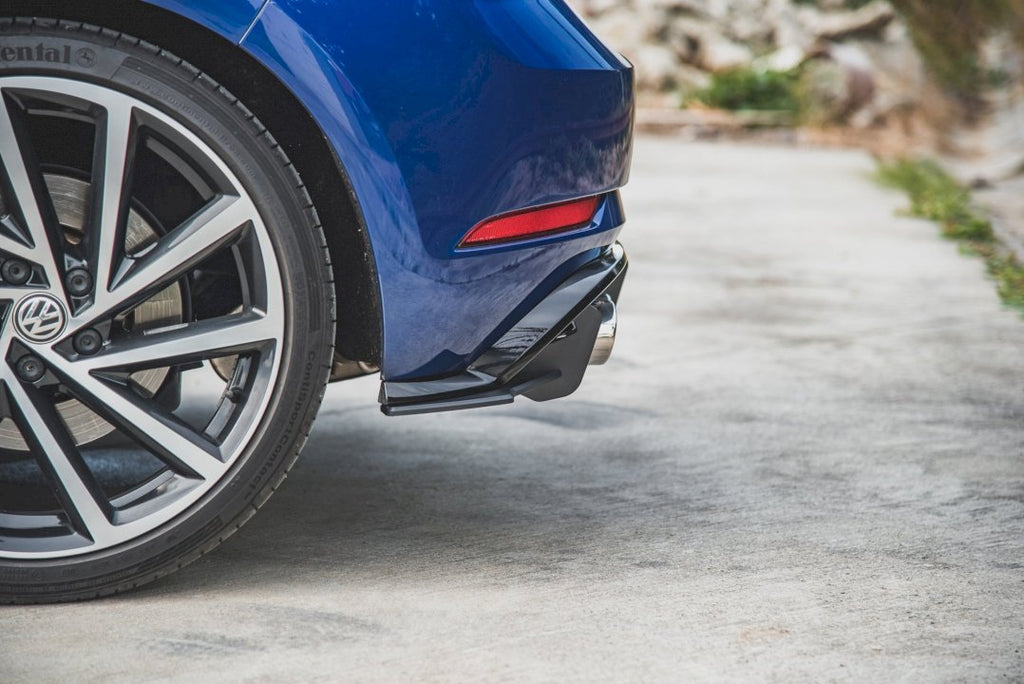 Maxton Design - STREET PRO REAR SIDE SPLITTERS VW GOLF 7 R FACELIFT (2017-2020)